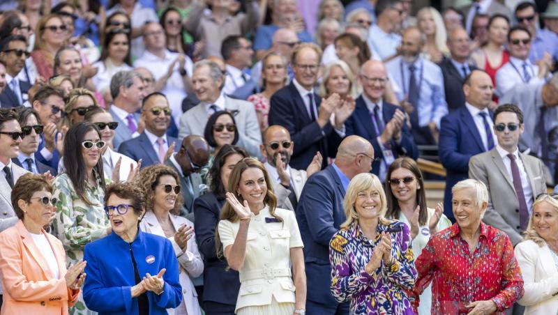 Simona Halep, alături de Kate Middleton, la Wimbledon. Cum a fost surprinsă în Loja Regală. Mesajul transmis după finală