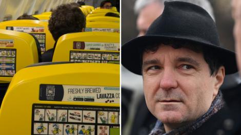 Imaginea cu Nicușor Dan într-un avion low cost a stârnit reacții aprinse. Cine l-a însoțit pe președintele României
