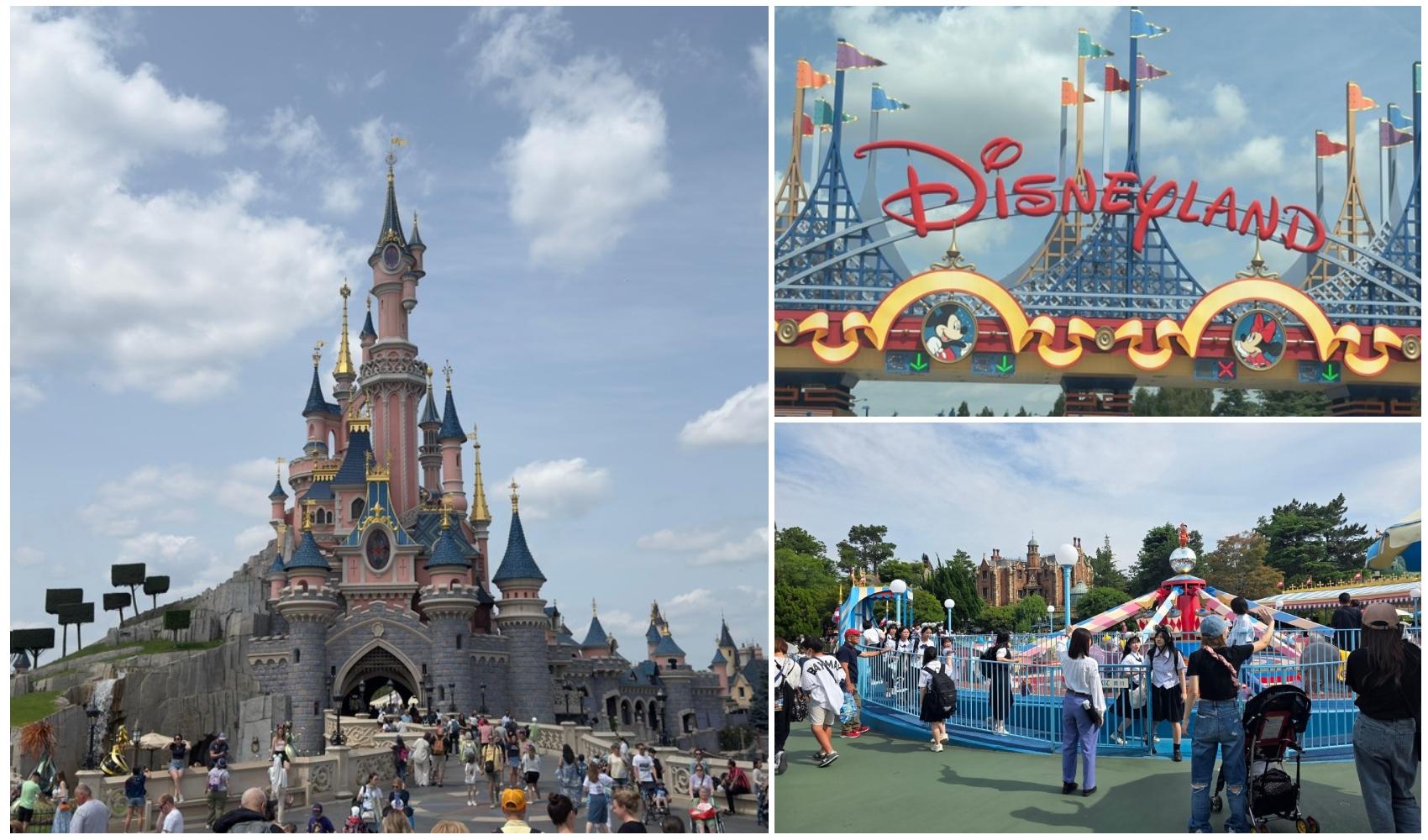 colaj foto cu imagini de la disneyland paris