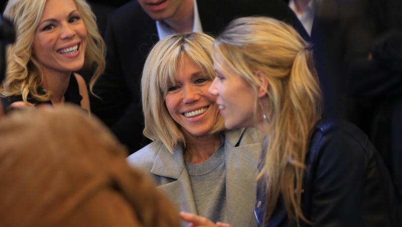 Cum arată mezina lui Brigitte Macron. Este mai mică cu șase ani decât președintele francez
