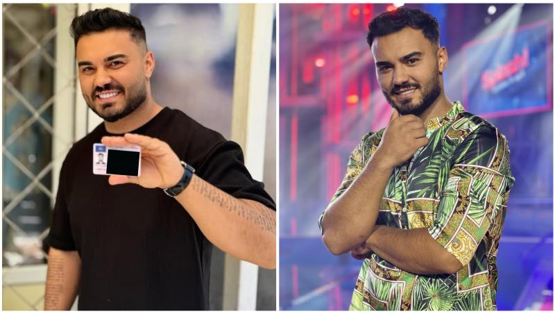 Colaj cu Jador în două ipostaze diferite