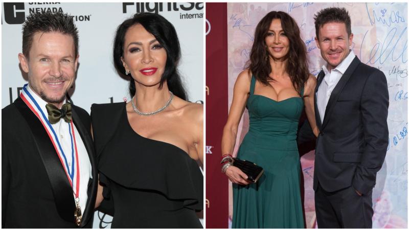 Colaj cu Mihaela Rădulescu și Felix Baumgartner în două ipostaze diferite