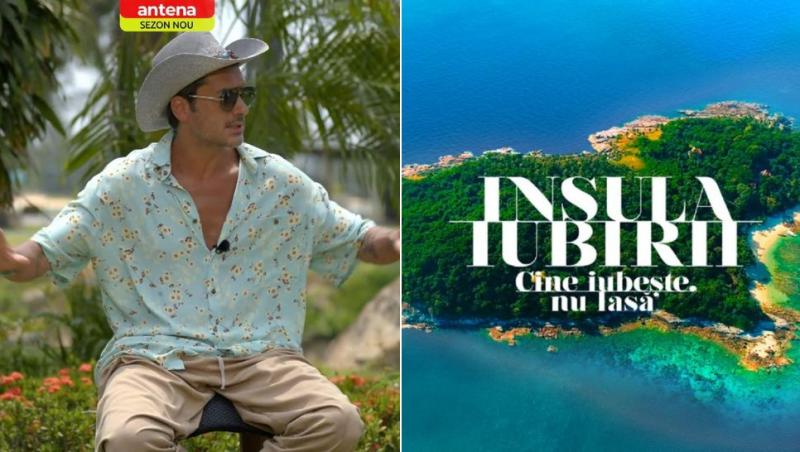 colaj radu vâlcan și logo insula iubirii