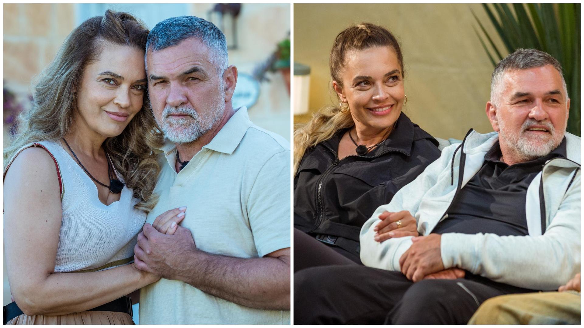 Colaj cu Monica și Leonard Doroftei la Power Couple România sezonul 2 în două ipostaze diferite