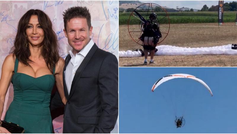 colaj foto mihaela radulescu si Felix Baumgartner