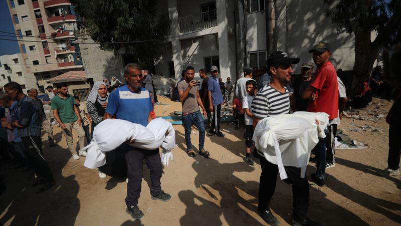 Biserica Sfânta Familie din Gaza, distrusă de un atac israelian mortal. Doi demnitari creștini au vizitat enclava palestiniană