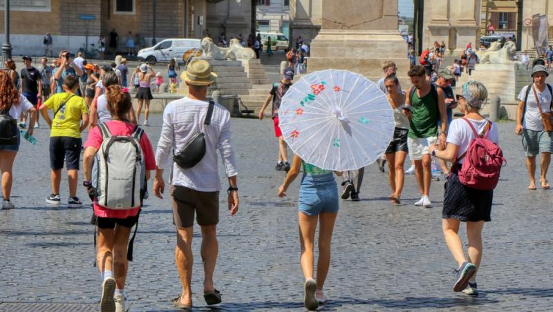 Temperaturi de 50 de grade în Italia. Românii care vor să călătorească sunt avertizați de valul de căldură