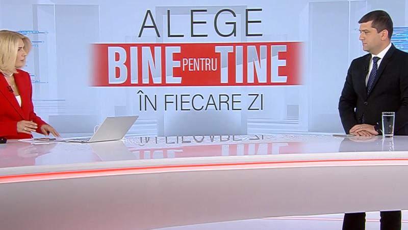 iamgine cu Alessandra Stoicescu de la Observator Antena 1 si radu miruta, minstrul economiei