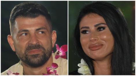 Insula Iubirii, 22 iulie 2025. Cum a reacționat Marian Grozavu când a văzut de la cine primește iubita lui o ghirlandă. Ce a zis