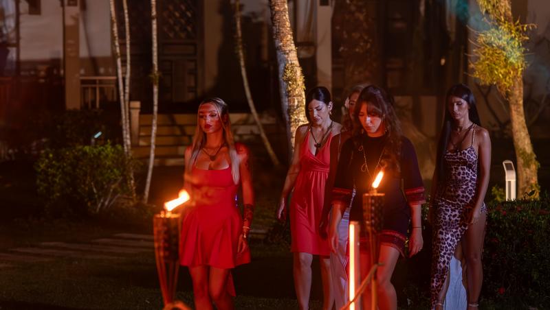 Insula Iubirii, 23 iulie 2025. Prima ceremonie a focului pentru fete după separarea de partenerii lor. Ce imagini au văzut