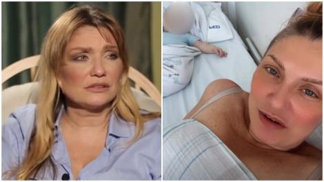 Cristina Cioran, internată cu fiul ei în spital. De ce a avut Max nevoie de intervenția medicilor | VIDEO