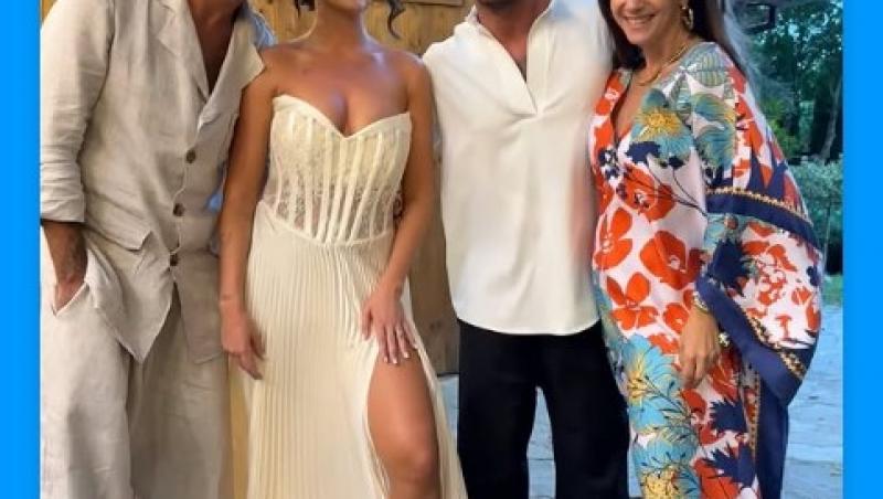 Cum a arătat tortul de la nunta lui Cristian Vâlcan și a Izabelei. Ce discurs emoționant a ținut Radu Vâlcan pentru miri