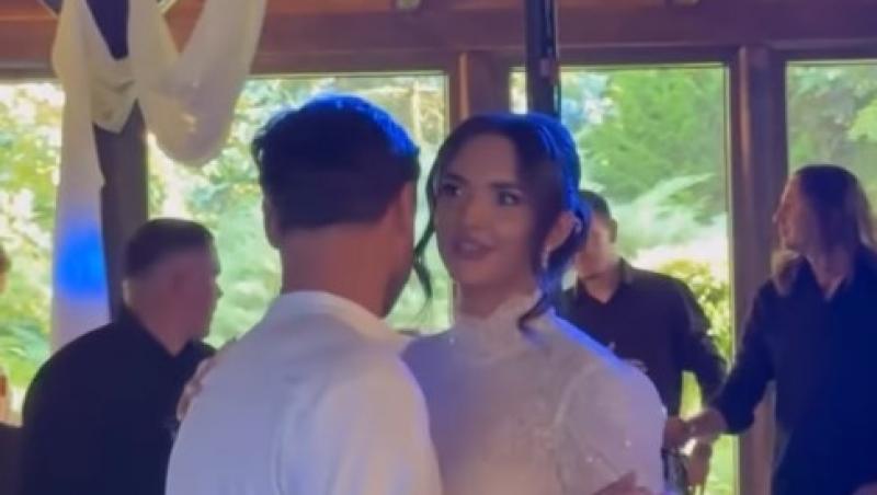 Cum a arătat tortul de la nunta lui Cristian Vâlcan și a Izabelei. Ce discurs emoționant a ținut Radu Vâlcan pentru miri