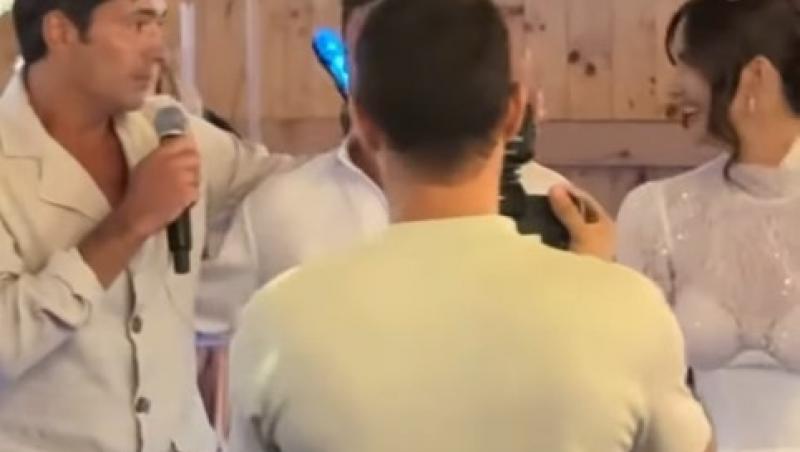 Cum a arătat tortul de la nunta lui Cristian Vâlcan și a Izabelei. Ce discurs emoționant a ținut Radu Vâlcan pentru miri