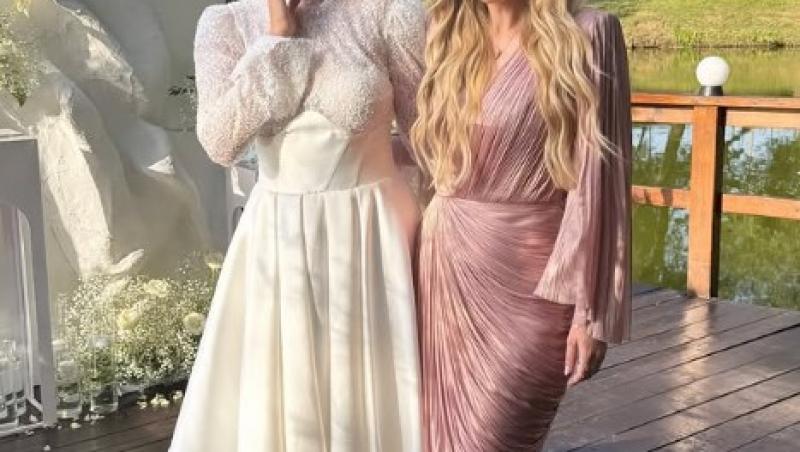 Cum a arătat tortul de la nunta lui Cristian Vâlcan și a Izabelei. Ce discurs emoționant a ținut Radu Vâlcan pentru miri