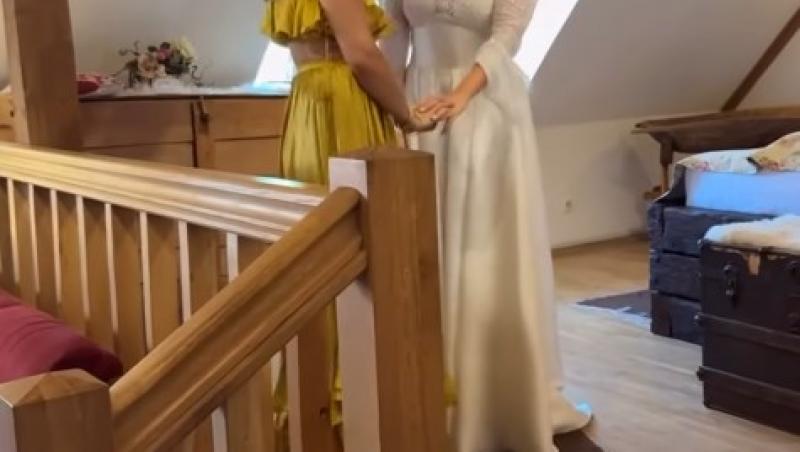 Cum a arătat tortul de la nunta lui Cristian Vâlcan și a Izabelei. Ce discurs emoționant a ținut Radu Vâlcan pentru miri