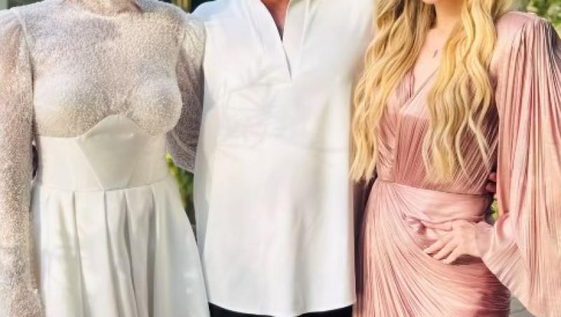 Cum a arătat tortul de la nunta lui Cristian Vâlcan și a Izabelei. Ce discurs emoționant a ținut Radu Vâlcan pentru miri