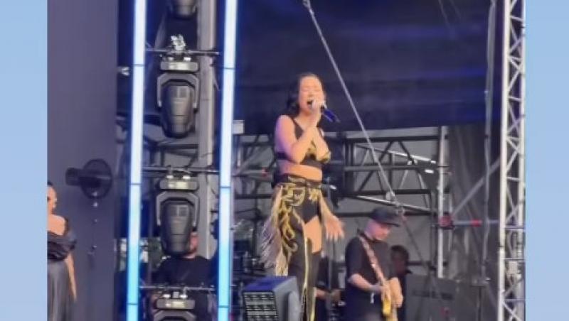 Ce a spus Nicole Cherry după ce a cântat în deschiderea concertului lui Jennifer Lopez din Piața Constituției: „Sunt copleșită”