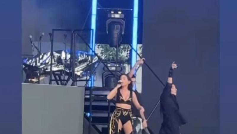 Ce a spus Nicole Cherry după ce a cântat în deschiderea concertului lui Jennifer Lopez din Piața Constituției: „Sunt copleșită”