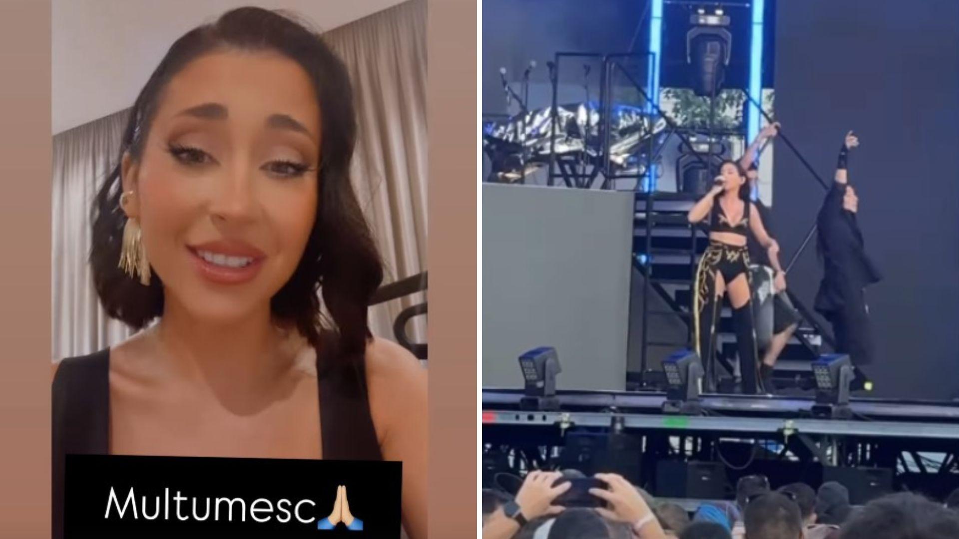 Ce a spus Nicole Cherry după ce a cântat în deschiderea concertului lui Jennifer Lopez din Piața Constituției: „Sunt copleșită”