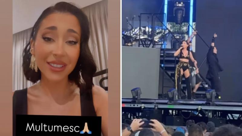 Ce a spus Nicole Cherry după ce a cântat în deschiderea concertului lui Jennifer Lopez din Piața Constituției: „Sunt copleșită”