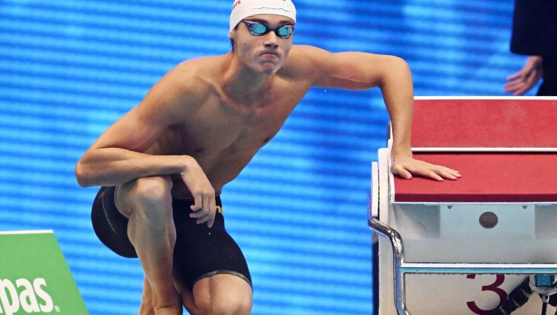 David Popovici s-a calificat în finala de 200 m liber la Mondialele de Natație de la Singapore. Campionul, primul în semifinala sa