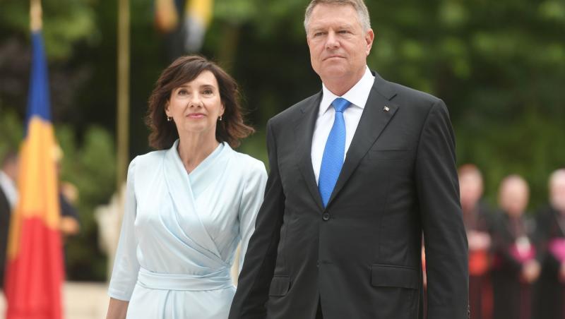 carmen și klaus iohannis în mandatul acestuia