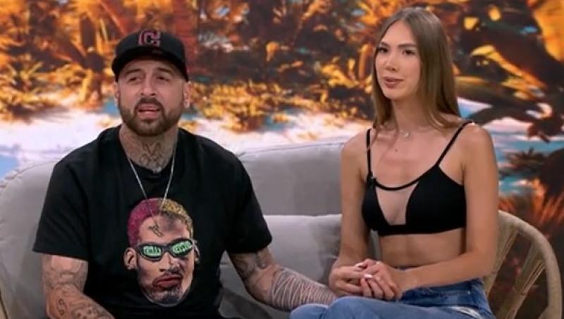 Cu ochii pe Insulă, episodul 5. Gestul neașteptat pe care Olga, iubita lui CRBL, l-a făcut în direct la TV