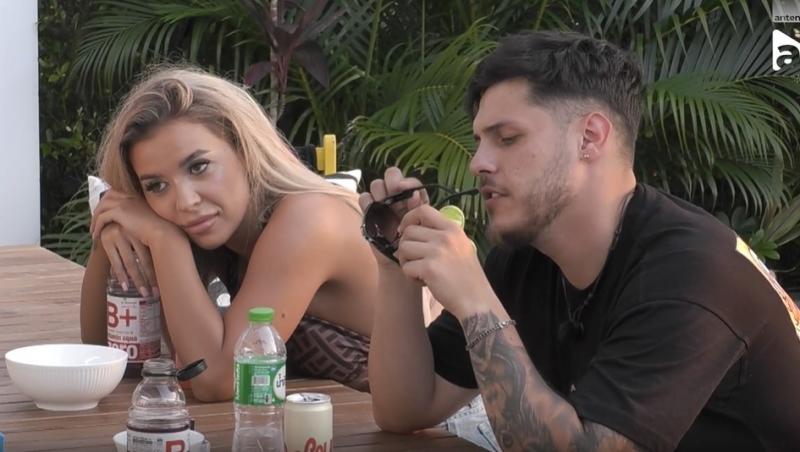 Insula Iubirii PLUS - Twin Villa, sezon 9. Nicoleta Balint, deranjată de atitudinea lui Andrei Lemnaru. Ce a supărat-o pe ispită