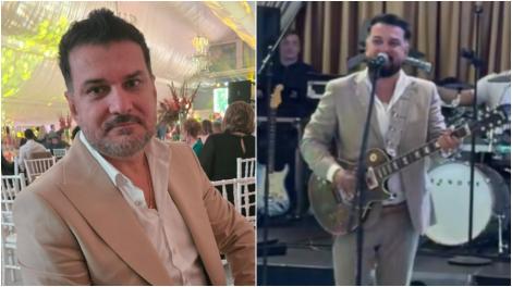 Adi de la Vâlcea, așa cum fanii nu l-au văzut până acum. Cum a fost filmat la o nuntă, în timp ce cânta o piesă rock