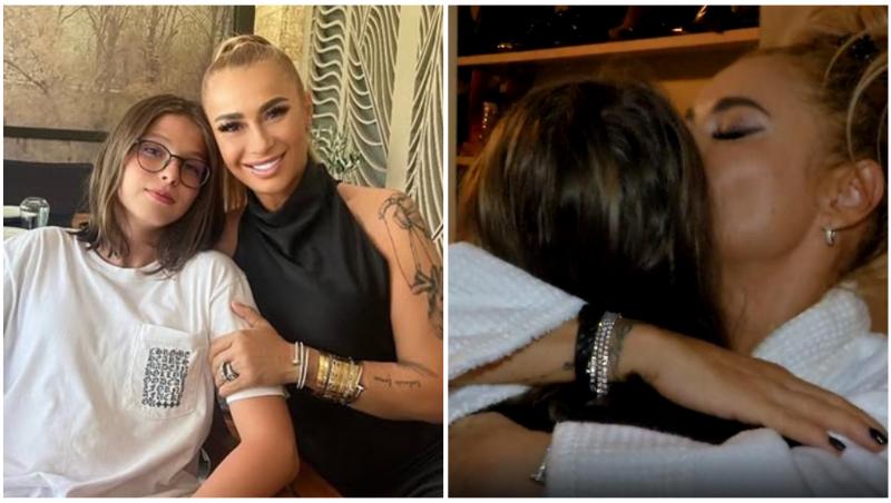 Colaj cu Anamaria Prodan și fiul ei, Bebeto