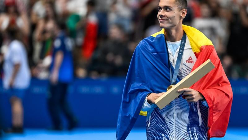 David Popovici a obținut medalia de aur la Campionatul Mondial de la Singapore. Încă o dată, sportivul a impresionat