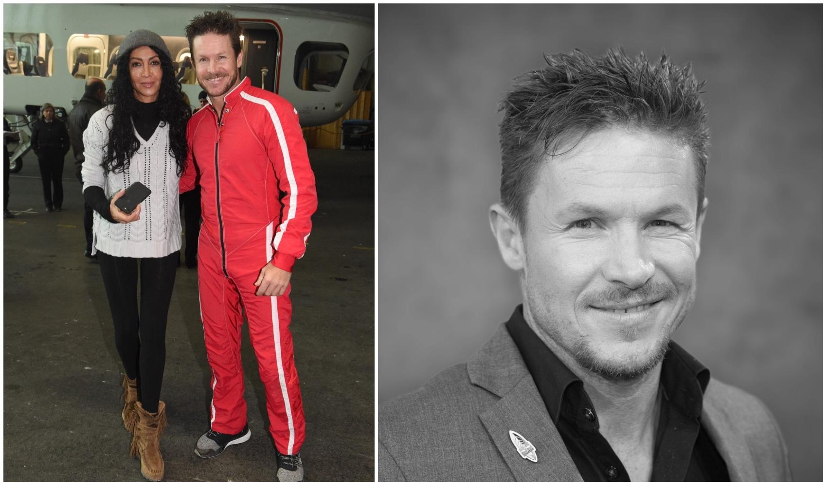 colaj foto cu mihaela radulescu si Felix Baumgartner, care a murit
