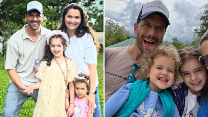 Adrian Nartea, noi imagini alături de fetițele sale. Cât de adorabile sunt fetele actorului din Iubire cu parfum de lavandă