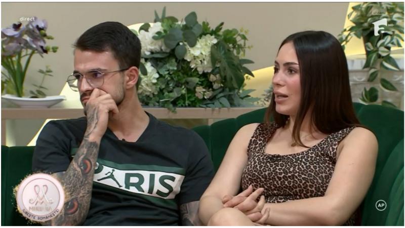 Mireasa, sezonul 11. Emma a plâns în direct după un conflict cu Adrian. Totul a pornit de la o glumă legată de o fostă concurentă