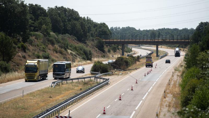 Imagini de la locul accidentului în care a murit Diogo Jota. Bolidul în care se afla alături de fratele său, complet carbonizat
