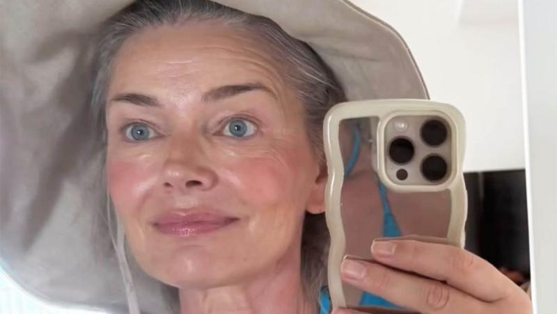 Supermodelul Paulina Porizkova, în costum de baie la 60 de ani. Ce mesaj puternic a transmis: „Așa e la 60”
