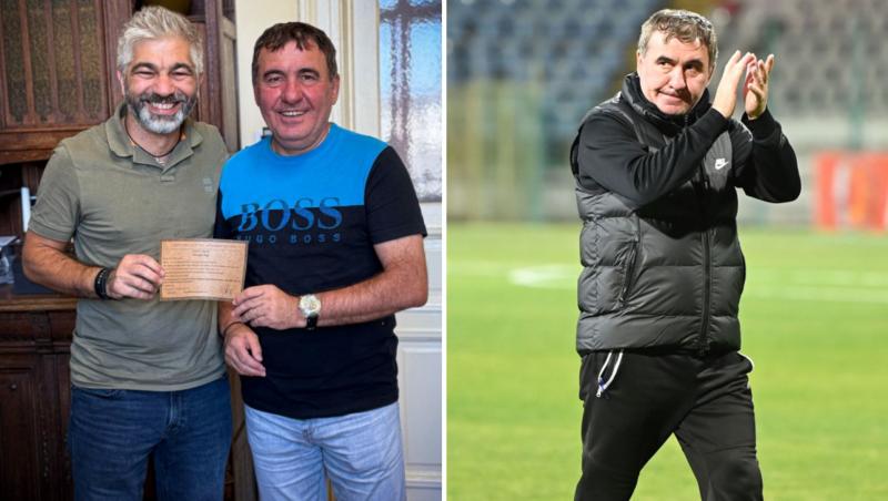 Gică Hagi, cadou de 10.000 de euro din partea designerului Augustin Matei. Cum arată ceasul personalizat pe care i l-a dăruit
