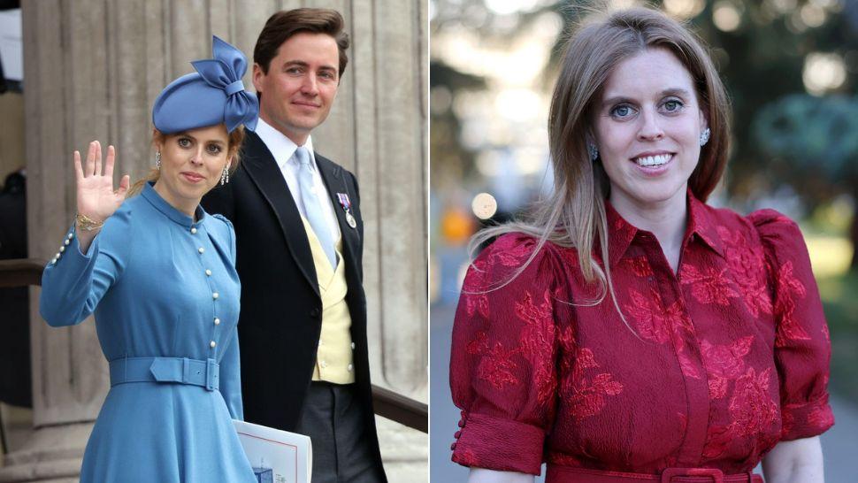 colaj prințesa beatrice și prințesa beatrice cu Edoardo Mapelli Mozzi