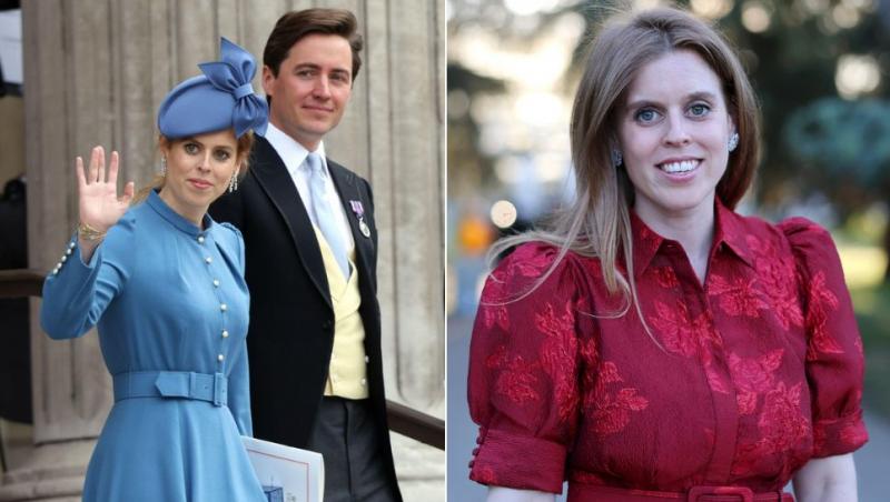 colaj prințesa beatrice și prințesa beatrice cu Edoardo Mapelli Mozzi