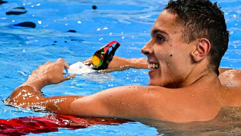 David Popovici a obținut medalia de aur în proba de 100 m liber la Campionatul Mondial de la Singapore. Ce performanță a reușit
