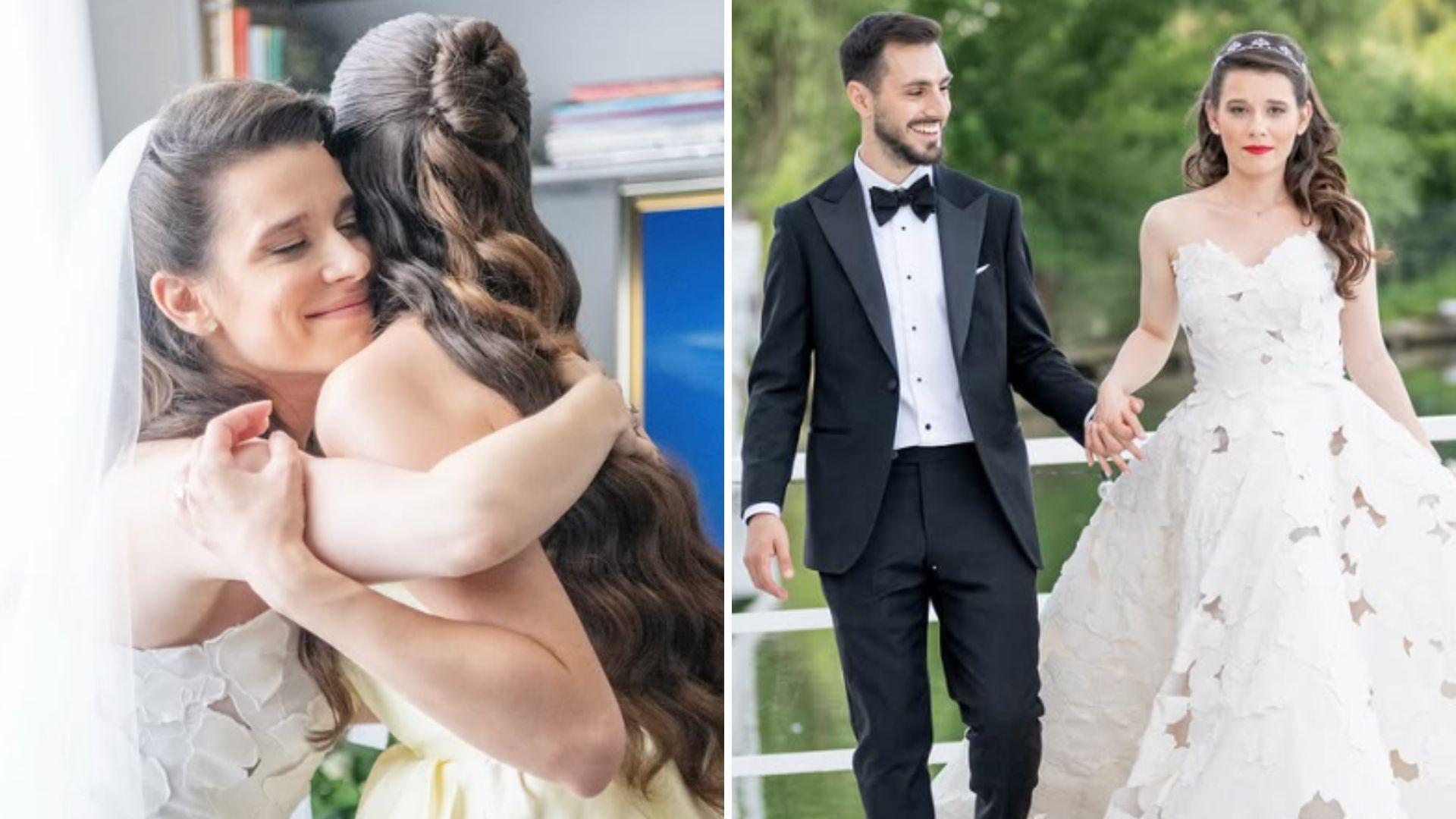 Imagini în premieră de la nunta Kirei Hagi cu Thomas Ferfelis, postate de Elena, cumnata miresei. Ce mesaj le-a transmis