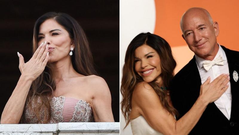 colaj lauren sanchez și jeff bezos