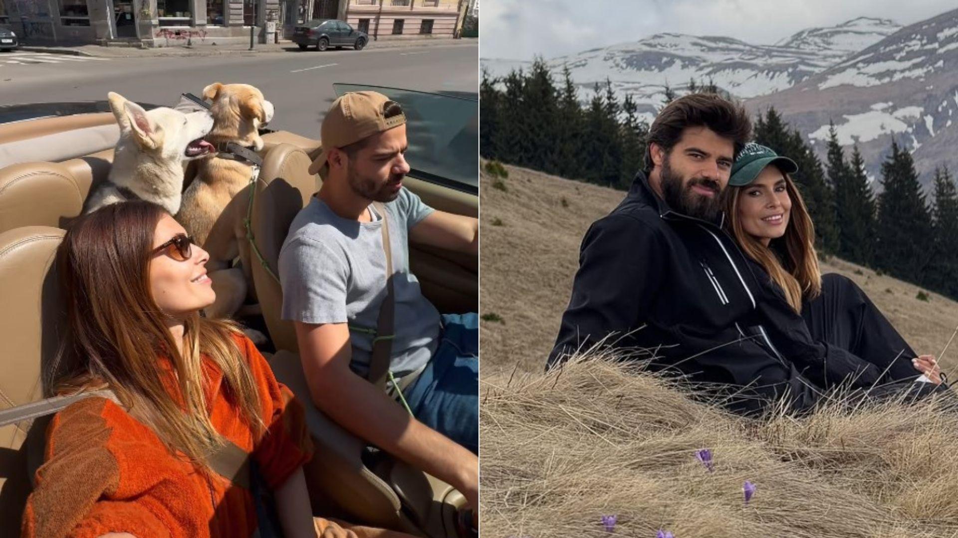 Sânziana Negru și Ștefan Floroaica, "vacanță" în curtea casei. Cum s-au filmat cei doi îndrăgostiți. "Mykonos din nou"