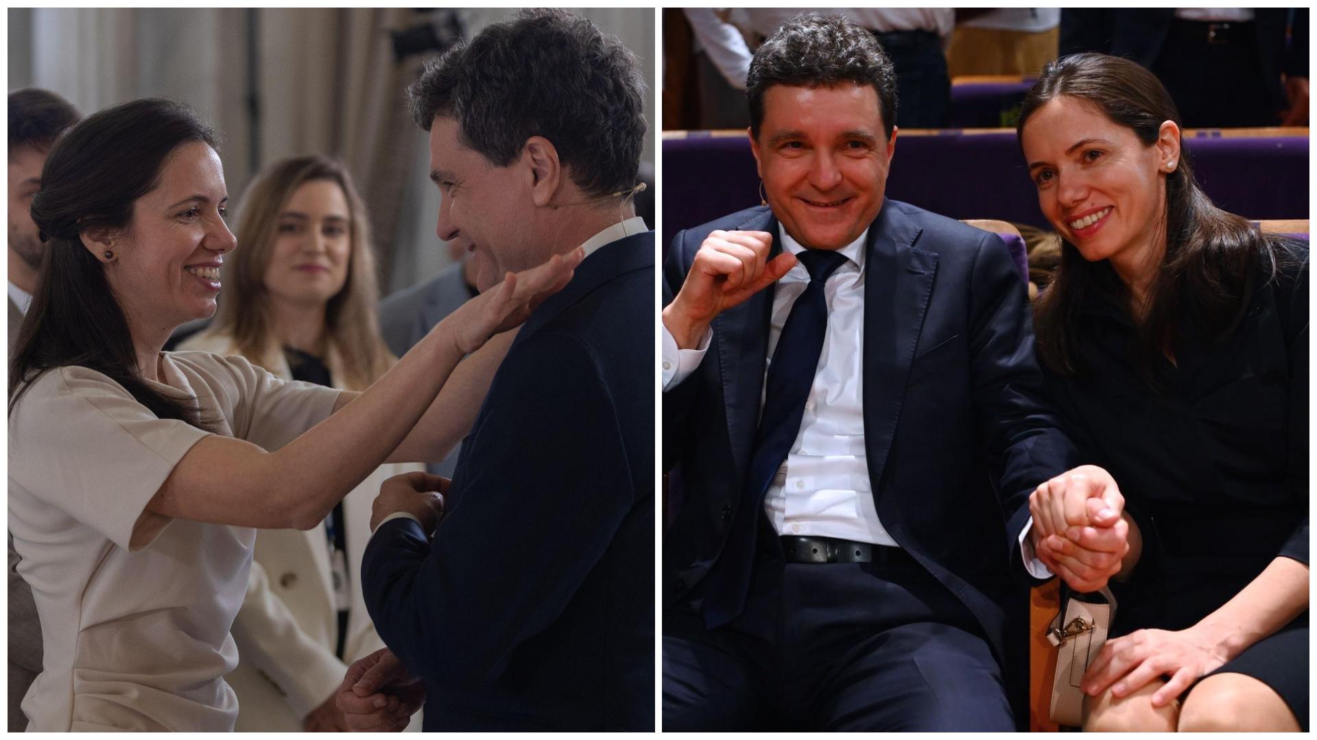 Colaj cu Nicușor Dan și cu partenera lui, Mirabela Gărdinara