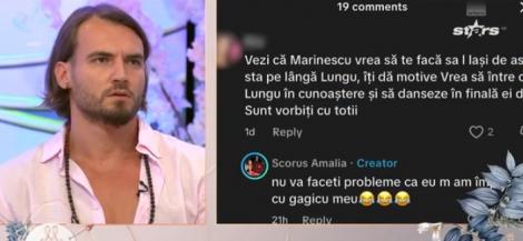 Mireasa sezonul 11. Reacția lui Cristian Marinescu când a aflat că Amalia s-ar fi împăcat cu fostul iubit