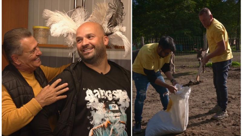 colaj foto cu nea marin si andrei stefanescu si rikito watanabe si sonny medini la poftiti pe la noi