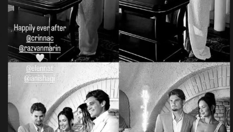 Răzvan Marin s-a căsătorit civil. Câte ținute a schimbat Crina. Iubita fotbalistului a strălucit în ziua nunții