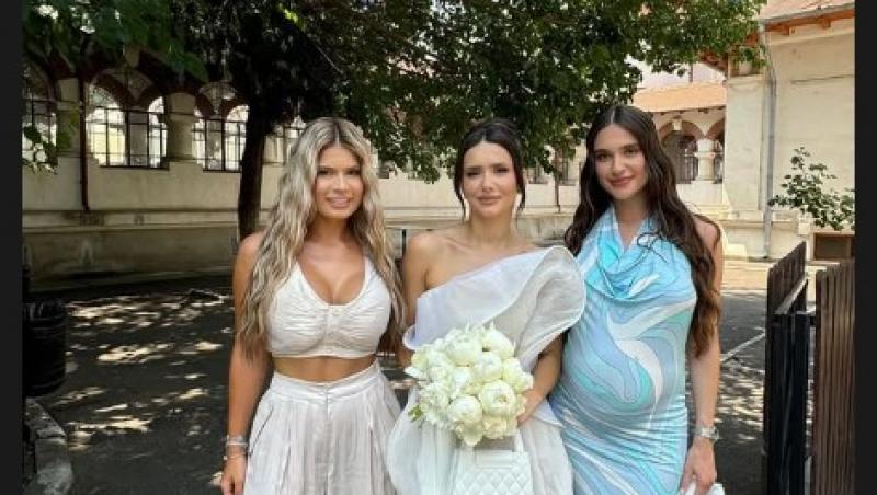 Răzvan Marin s-a căsătorit civil. Câte ținute a schimbat Crina. Iubita fotbalistului a strălucit în ziua nunții