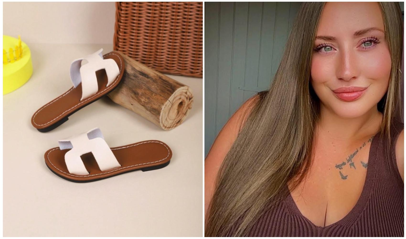 colaj foto cu papuci si Shauna O`Neill